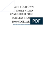 Create a 16ft Sport Video Camcorder Pole for Under $100