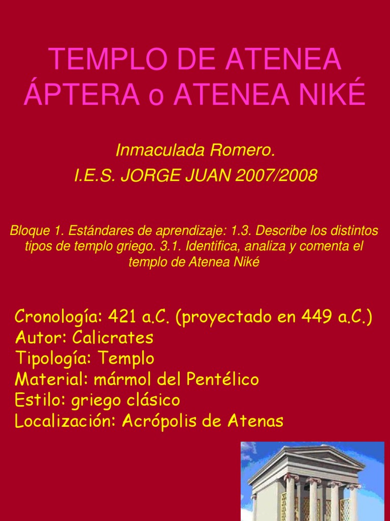 El cielo charla Despertar Templo de Atenea Niké. Inmaculada Romero | PDF