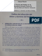 Roxin - TDD (2016) - Delitos de Infraccion de Deber - 1