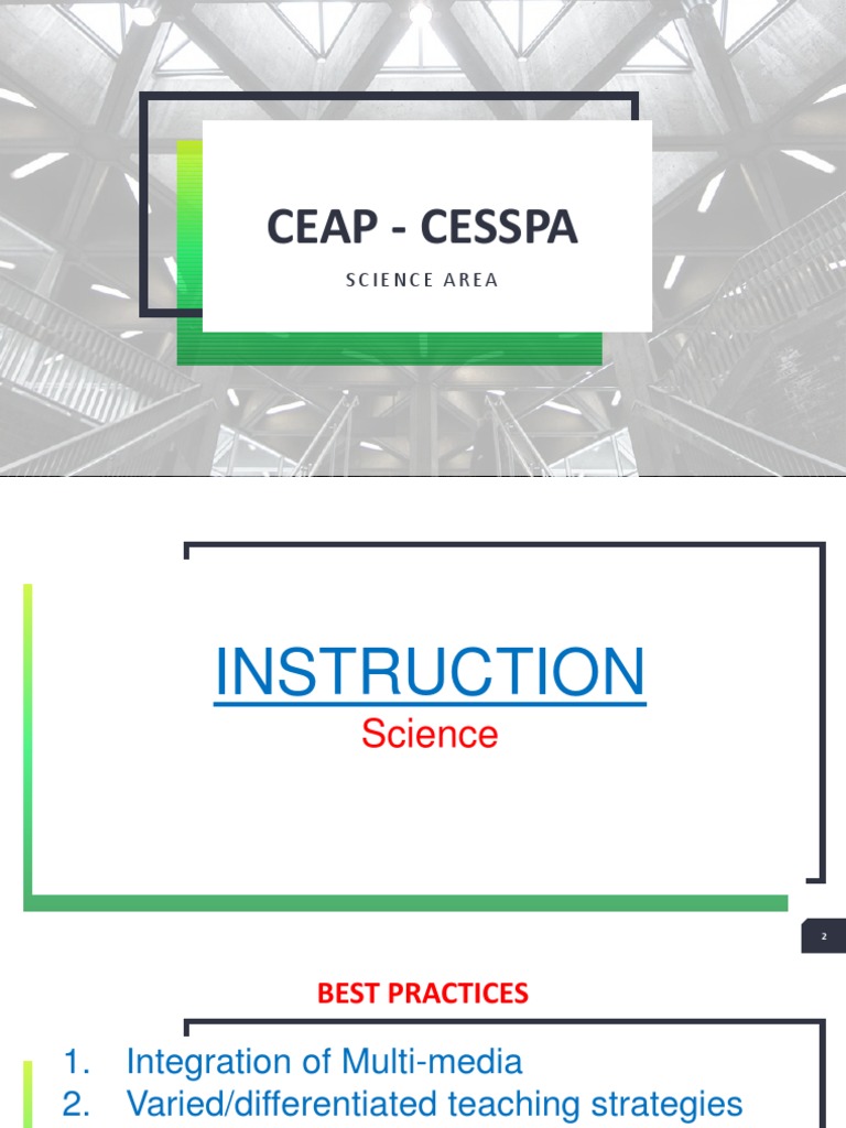 Ceap - Cesspa: Science Area | PDF | Self-Improvement