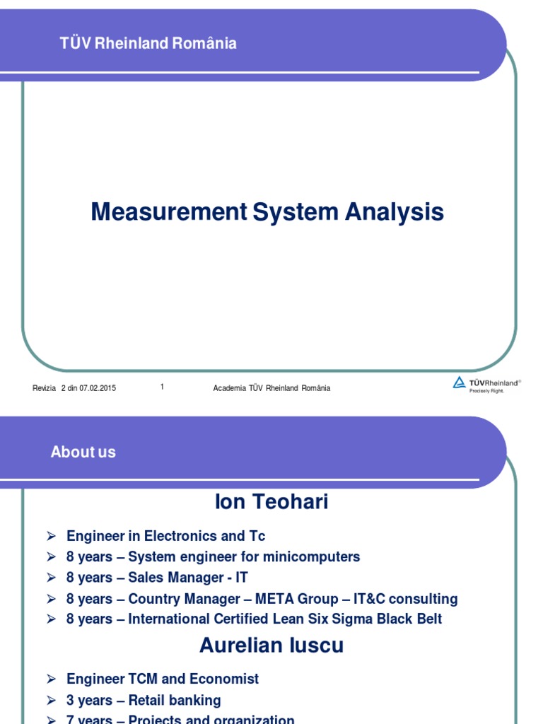 Msa PDF | PDF | Accuracy And Precision | Analysis Of Variance