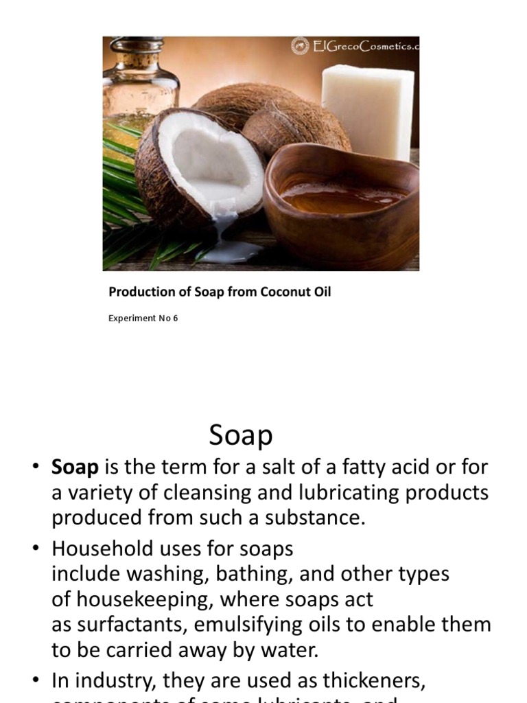 Soap PDF Soap Fatty Acid
