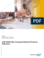 SAP HANA SQL Command Network Protocol Reference En