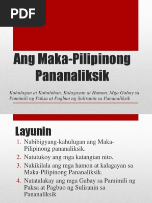 Ang Maka Pilipinong Pananaliksik 2