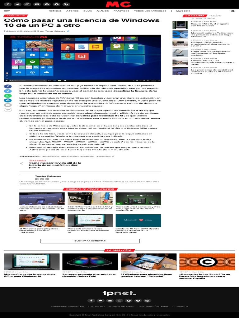 Como Pasar Microsoft Office De Un Ordenador A Otro