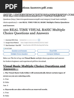 Visual Basic Mcq