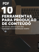 10 Ferramentas de Conteudo - Marketing Digital