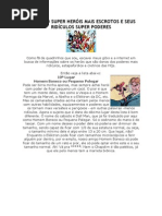 OS TOP 10 SUPER HERÓIS MAIS ESCROTOS E SEUS RIDÍCULOS SUPER PODERES