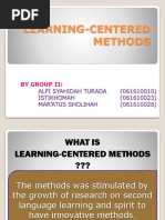 Learning-Centered Methods