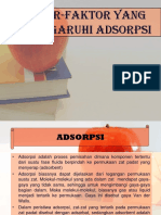 1.9 Faktor Yang Mempengaruhi Adsorpsi