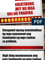 Komunikatibong Paggamit NG Uri NG Pahayag