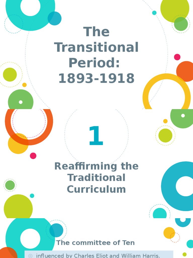 Transitional Period in Curriculum | Curriculum | Secondary Education
