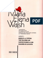 MARIA ELENA WALSH - Partituras de Canciones Infantiles - Album nº 4  [Transcripción para flautas dulces] (por Gabolio).pdf