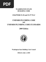 Uniform Plumbing Code Uniform Plumbing Code Standards 2009 Edition