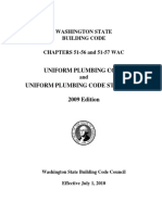 Uniform Plumbing Code Uniform Plumbing Code Standards 2009 Edition