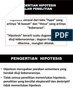Kompendium Dasar Statistika HIPOTESIS