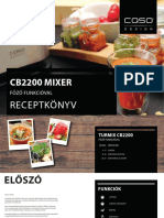 Cb2200 Mixer Főző Funkcióval Receptkönyv