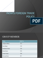 Indian Foreign Trade