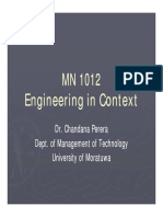 E I I Ic TT E I I Ic TT Engineering in Context Engineering in Context