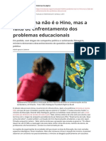 o Problema Nao e o Hino Mas a Falta de Enfrentamento Dos Problemas Educacionaispdf