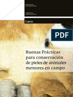 Buenas prácticas para conservación de pieles de animales menores