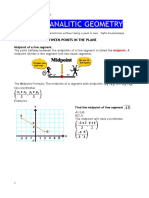 4th ESO - Analytical Geometry PDF