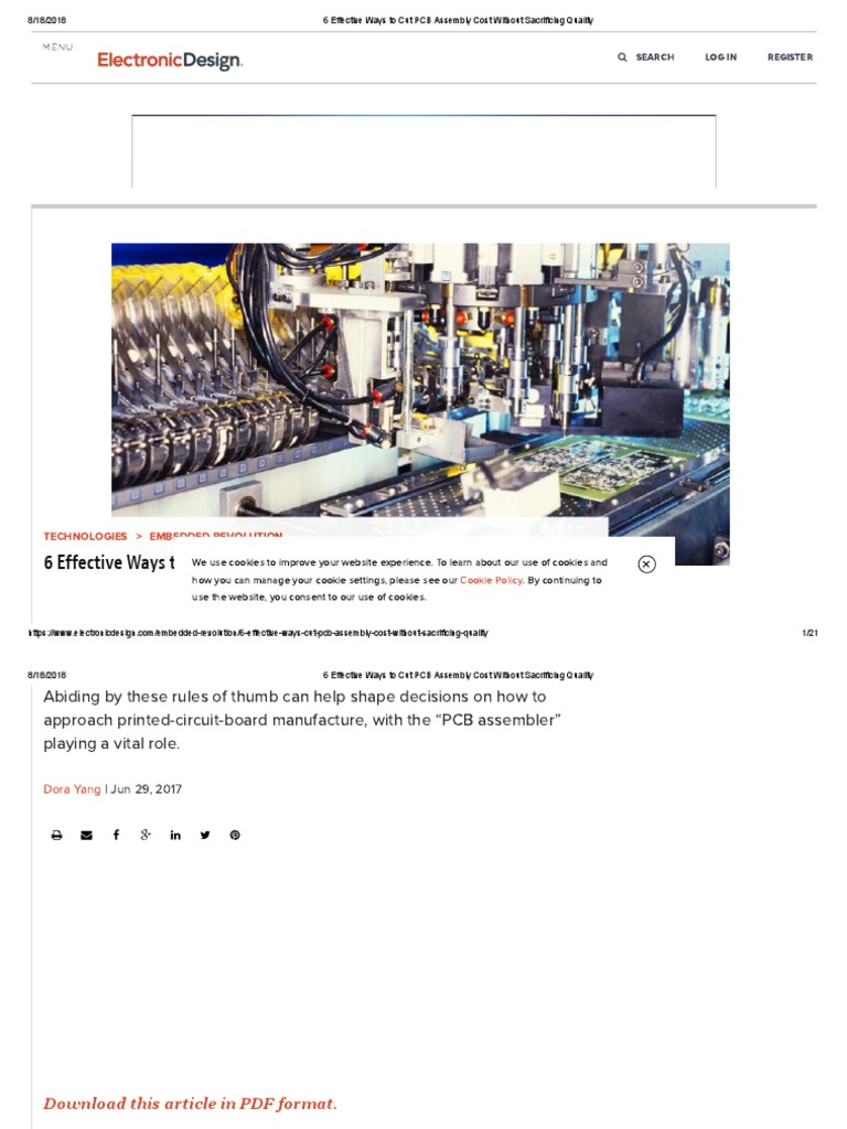 Effective Ways To Cut PCBs | PDF | Printed Circuit Board | Flash Memory