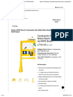 Construction Site Safety Notice Board - Site Set Up RAMS Board - RAMS Boards PDF