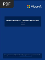 Microsoft Azure IoT Reference Architecture