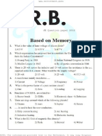 RRB JE Previous Papers 2012