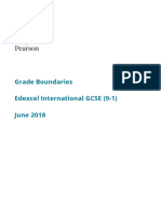 1806 IGCSE 9 1 Subject Grade Boundaries