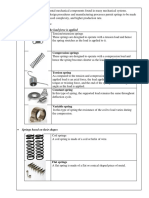 Springs Are Fundamental Mechanical Components Found in Many Mechanical Systems