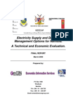 Namibia Electricity Supply Demand Options March 2008 FINAL