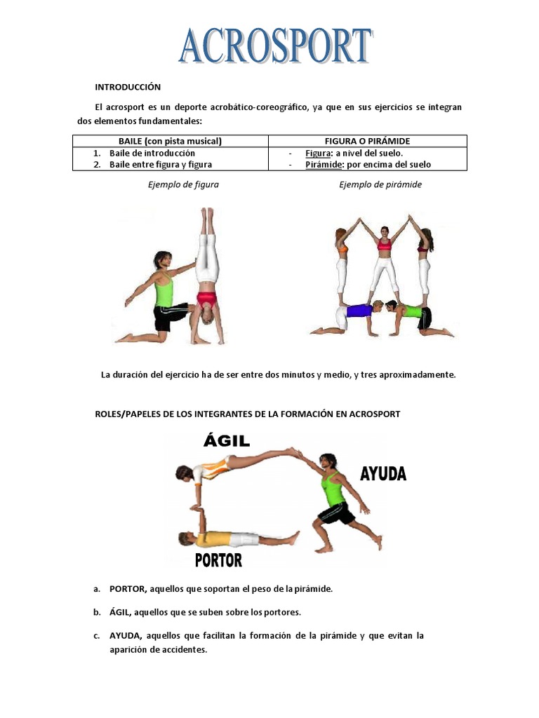 Acrosport | PDF | Deportes | Ocio