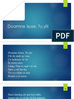 Domane Isuse, Tu Stii