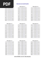 TABUADA COMPLETA EM PÁGINA ÚNICA PDF - FORMATO A4 