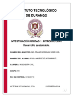 Desarrolo Sustentable Unidad 1