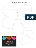 Plantilla Flores Fiesta Coco PDF