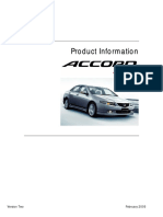 Accord Euro Product Book FEB 2005