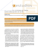Iniciacion Cristiana Italia PDF