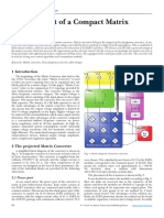 Development of A Compact Matrix Converter: J. Bauer