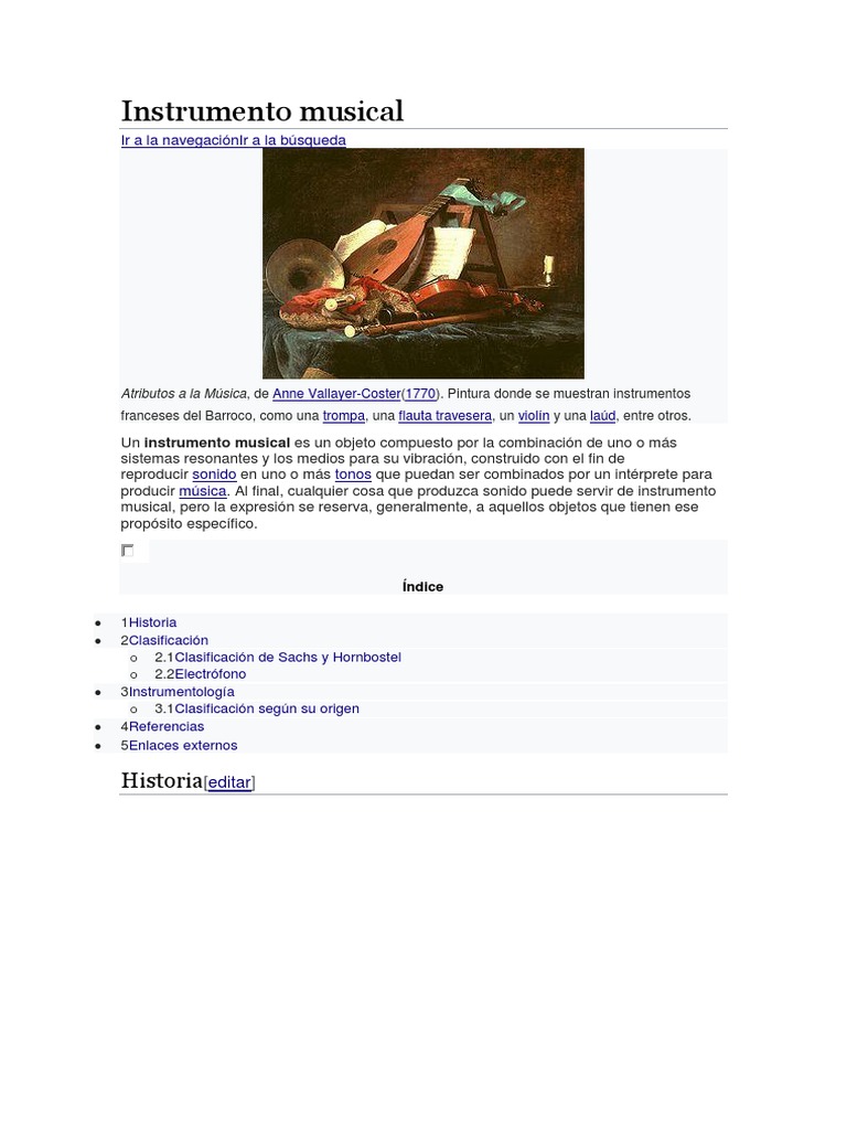 Historia Do Eufonio Pdf Instrumentos Musicales Grabación De Sonido