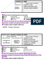 NONE - Paideia Seminar: Please Have The Following Items On Your Desk