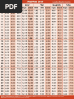 ELM Prayer Timetable 2019