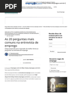 As 20 Perguntas Mais Comuns Na Entrevista de Emprego _ Carreiras