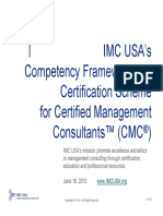 IMC USA CMC Competency Framework