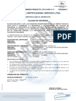 Ficha Tecnica Bota Wesland PDF