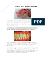 Resinas Acrilicas para Protesis Dentales