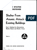 Shelter From Atomic Attack in Existing Buildings Technical Manual 1952