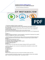 Soal Dan Pembahasan Metabolisme